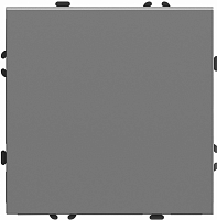 Переключатель 1-клавишный (механизм), 250В, 10A, серия Эмили, RSW10-5105-10, платиново-серый, soft t