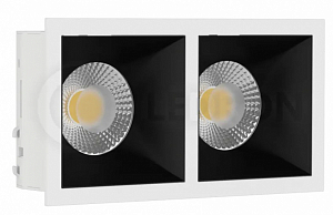 Светильник встраиваемый LeDron RISE KIT 2 White Black
